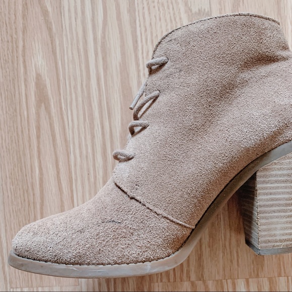 🍂Jessica Simpson Cyanne Ankle Boots Size 7 Suede - Picture 6 of 6